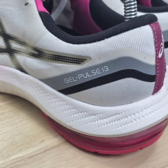 Asics Women's Gel Pulse 13 1012B035 White/Pink Running Shoes Size 9 (1012B035) - Picture 7 of 9